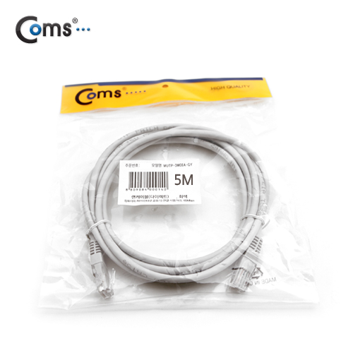 Coms 실속형 UTP CAT6 기가 랜 케이블 Direct 5M / LAN