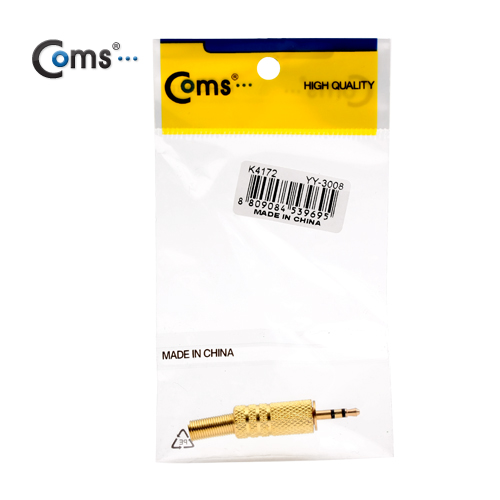 Coms 컨넥터 / 커넥터-스테레오 2.5(M), 격자무늬