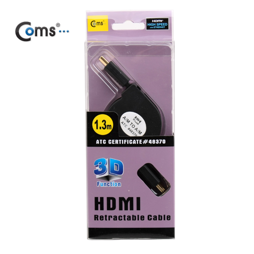 Coms HDMI 자동감김 케이블 v1.4 - 1M
