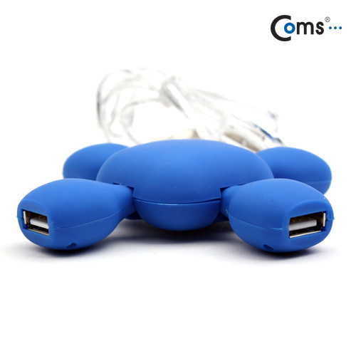 Coms USB 허브 2.0, (4P/십자형/무전원) ★ 색상 랜덤 발송