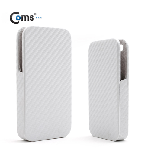 Coms iOS 스마트폰(4G) 케이스, 폴더형/White
