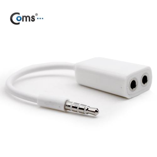 Coms 스마트폰 스테레오 젠더 Y형 10cm/ST/Stereo