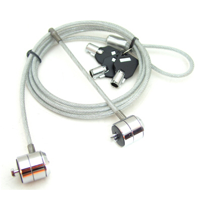 Coms 키방식 노트북잠금장치(Twin/#128)