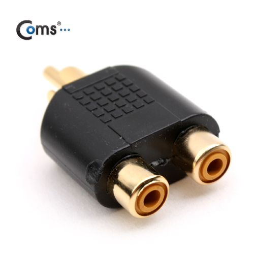 Coms RCA 젠더 Y형(M/Fx2)