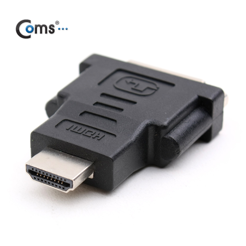Coms HDMI젠더(HDMI M/DVI F), Black