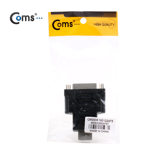 Coms HDMI젠더(HDMI M/DVI F), Black