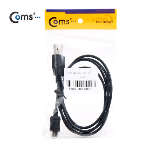Coms USB A(M)/Micro USB(B) 케이블, 1M