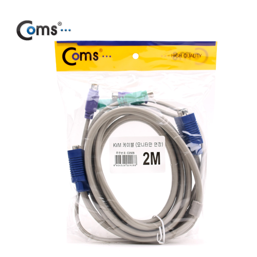 Coms KVM 케이블(연장/VGA) 2M