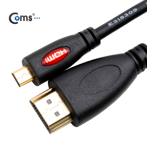 Coms HDMI/Micro HDMI 케이블, 3M Black