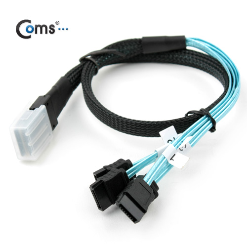 Coms SAS 변환 케이블 50cm, internal Mini SAS/SATA