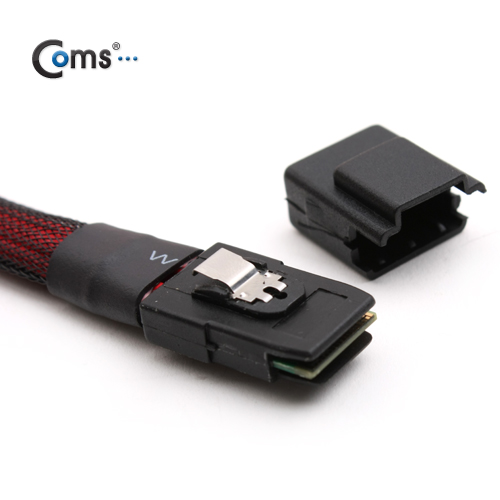 Coms SAS 변환 케이블 1m, SFF-8087변환(Mini SAS/SATA)