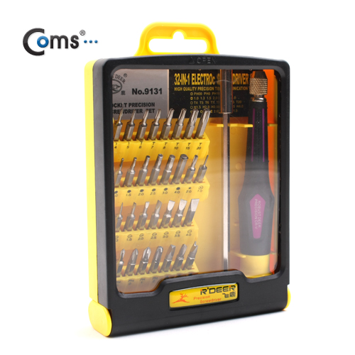 Coms 드라이버 세트, 교체용(32 in 1 양날)