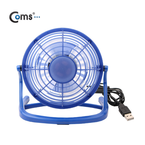 Coms USB 선풍기/상하조절/블루