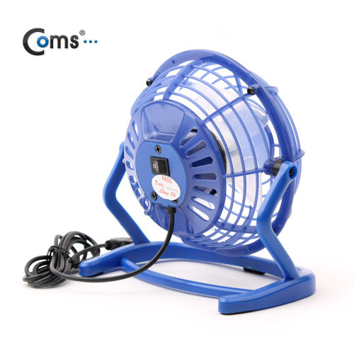Coms USB 선풍기/상하조절/블루