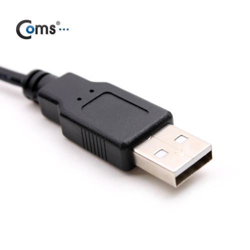 Coms USB 2.0 케이블(일반/AB형) 1.5M/꺾임형(꺽임)