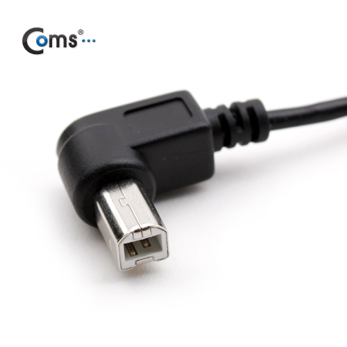 Coms USB 2.0 케이블(일반/AB형) 1.5M/꺾임형(꺽임)