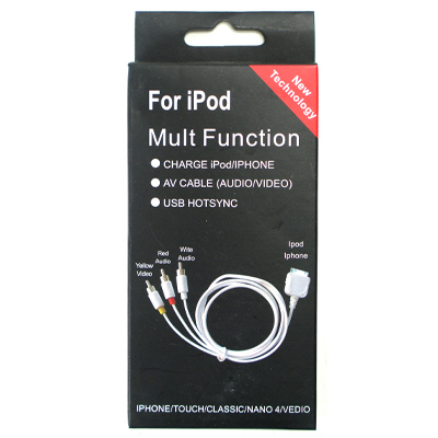 Coms 아이폰 USB 케이블(3RCA - TV 출력) 탈옥전용