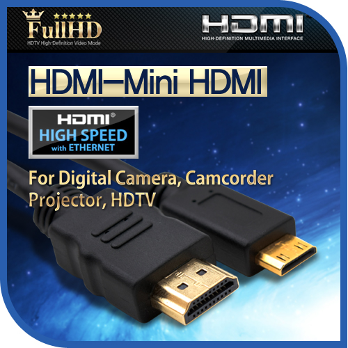 Coms HDMI/Mini HDMI 케이블 2m - V1.4 지원