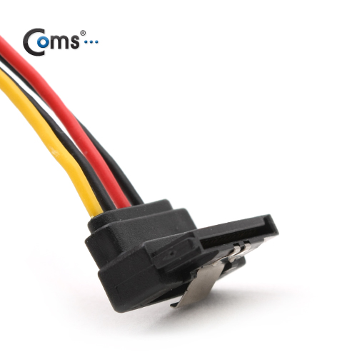 Coms SATA 전원 케이블 ㄱ자 클립형 16cm