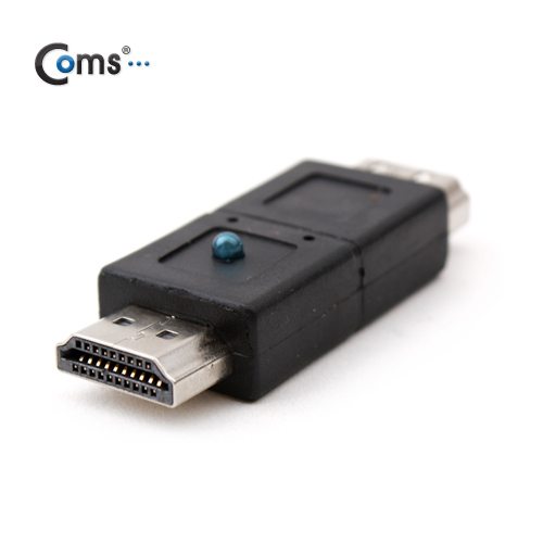 Coms HDMI 젠더(연장 M/F, 일체형), Blue LED