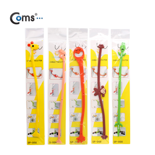 Coms 케이블 오거나이저(동물캐릭터), 선정리용