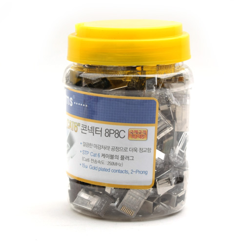 Coms 플러그(RJ45) (8P8C/CAT6/STP), Box/100EA