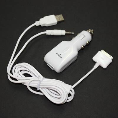 Coms A사 IOS 8Pin (8핀) 스마트폰 충전 세트(전원USB/오디오/USB)