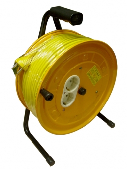 멀티탭 롤 / 케이블릴 2구 접지 연장,25M(30호)/NIK-30M