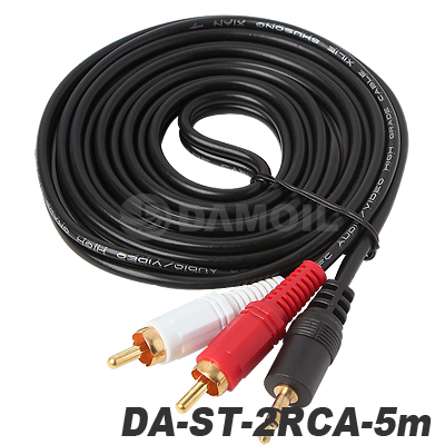  DA-ST2RCA 5m 다모일 스테레오2RCA 오디오케이블 AUX케이블