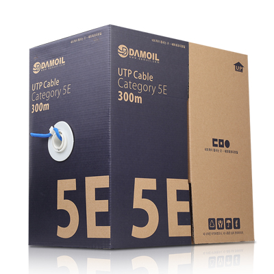 DA-UTP14P 300m-blue UTP랜케이블 인터넷공유기연결용 100Mbps 공사용 RJ45플러그 제작용