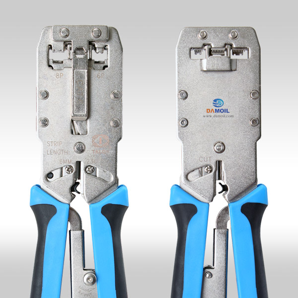 DA-TL-2810R 모듈라 클리핑 툴 랜툴 랜선제작용 AMP6툴 RJ45압착용 인터넷선작업용공구 6P8P AMP6