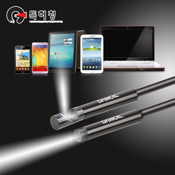 DA-C750U 다모일 스마트폰 내시경 카메라(7mm) 5M 특허 와이어 산업용 USB 휴대폰용 내시경카메라