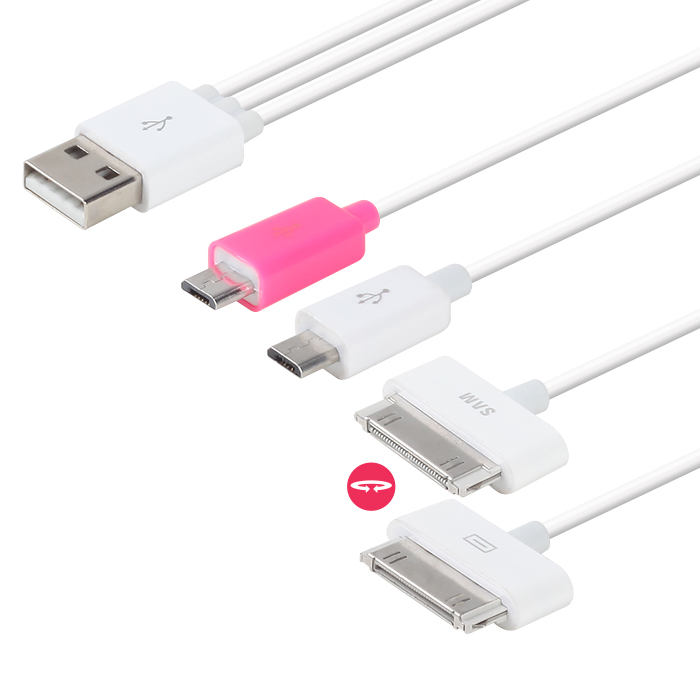 DA-SMART4IN1 (927) 1m 휴대폰 멀티충전케이블 차량용충전케이블 