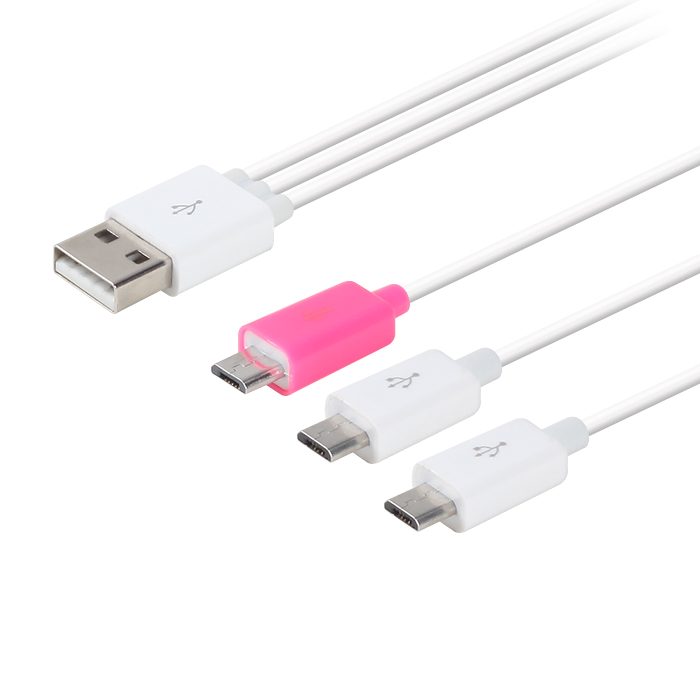 DA-SMART3IN1 (931) 50cm 휴대폰 멀티충전케이블 차량용충전케이블 