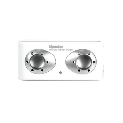 Coms 스피커 포켓형/흰색/2W x2/ 리튬이온 배터리