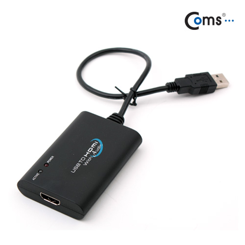 Coms USB 컨버터(영상 HDMI용), USB에서 HDMI 영상으로 변환