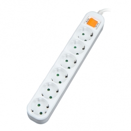 오성정밀 일반형 6구 접지 멀티탭 1.5M