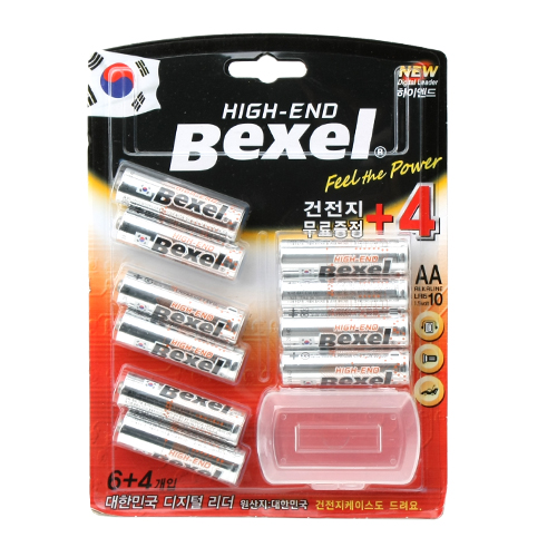 벡셀 건전지 1.5V AA 10알