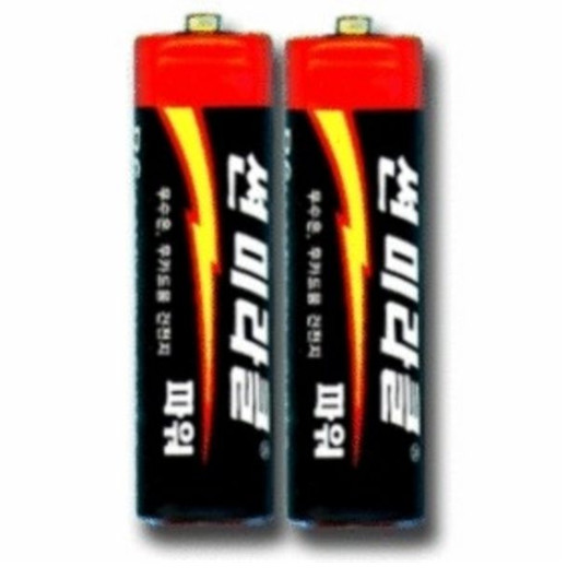 썬미라클 망간 건전지 1.5V AAA 2알