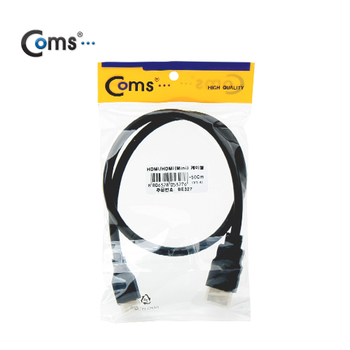 Coms HDMI/HDMI(Mini) 케이블 50CM/V1.4
