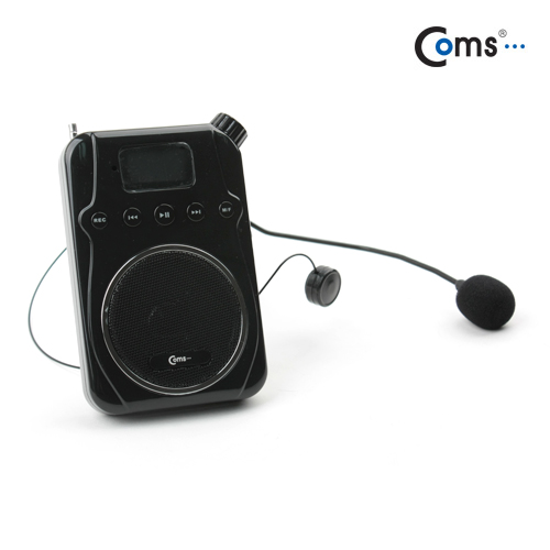 Coms 휴대용 마이크 확성앰프, 강의실/가이드/행사진행용, 4 in 1