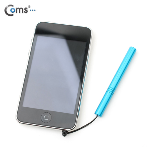 Coms 정전식 터치펜(이어마개 볼펜형) - 9가지 컬러(스카이블루)