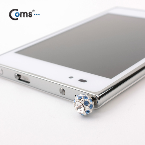 Coms 스마트폰 이어캡 - 크라운, 블루