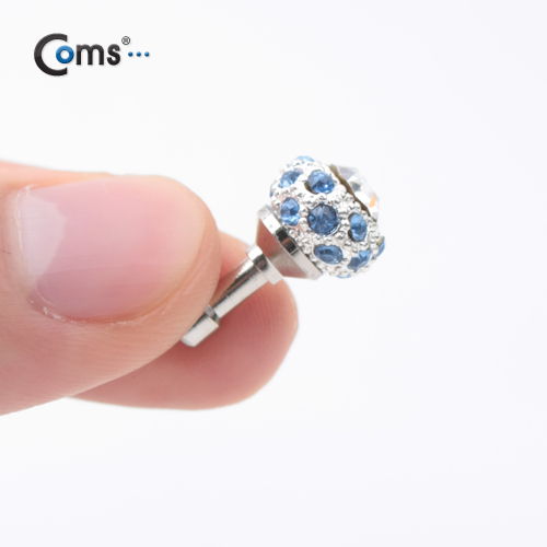 Coms 스마트폰 이어캡 - 크라운, 블루