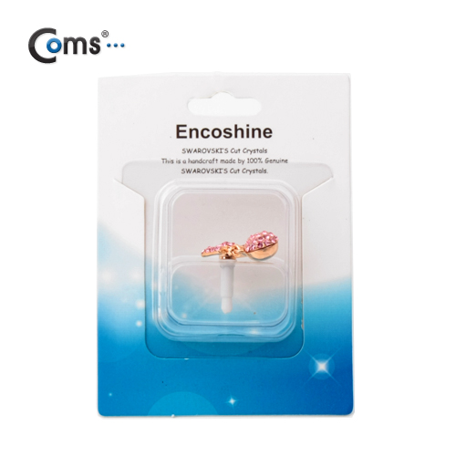 Coms 스마트폰 이어캡 - 분홍원형