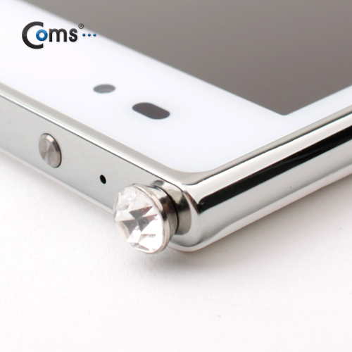 Coms 스마트폰 이어캡 - 큐빅 (투명)