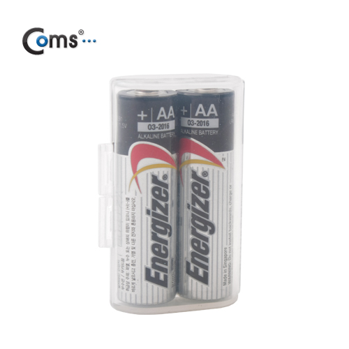 Coms 건전지 케이스 - AA 2개 보관용