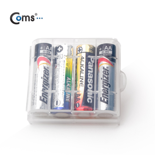 Coms 건전지 케이스 - AA 4개 보관용