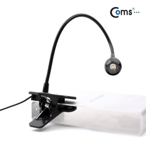 Coms USB램프 - 구슬타입(초고휘도 LED),스위치/집게포함. 30cm