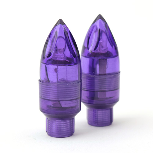 Coms 자전거 / 바이크 안전 점멸기 - 파란색, 공기 흡입구 장착 / LED